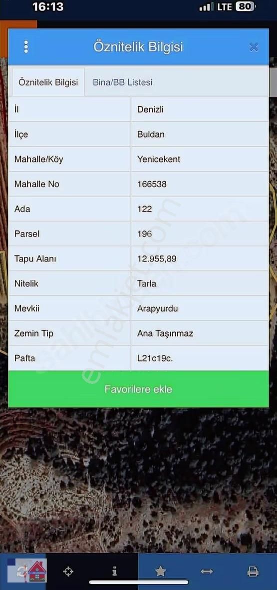 Buldan Yenicekentte 21 Dönüm Fırsat Bağ Ve Nar Tarlası - Görsel 2