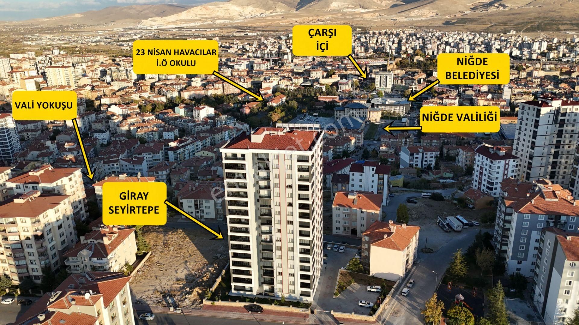 E.gökal Giray Seyir Tepe Ara Kat 3+1 Lüx Site Vali Konağı Yokuşu - Görsel 2