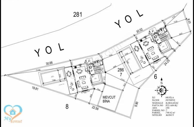 Mykonut'tan Alınca'da Deniz Manzaralı Müstakil Ev Ve Arsası - Görsel 3