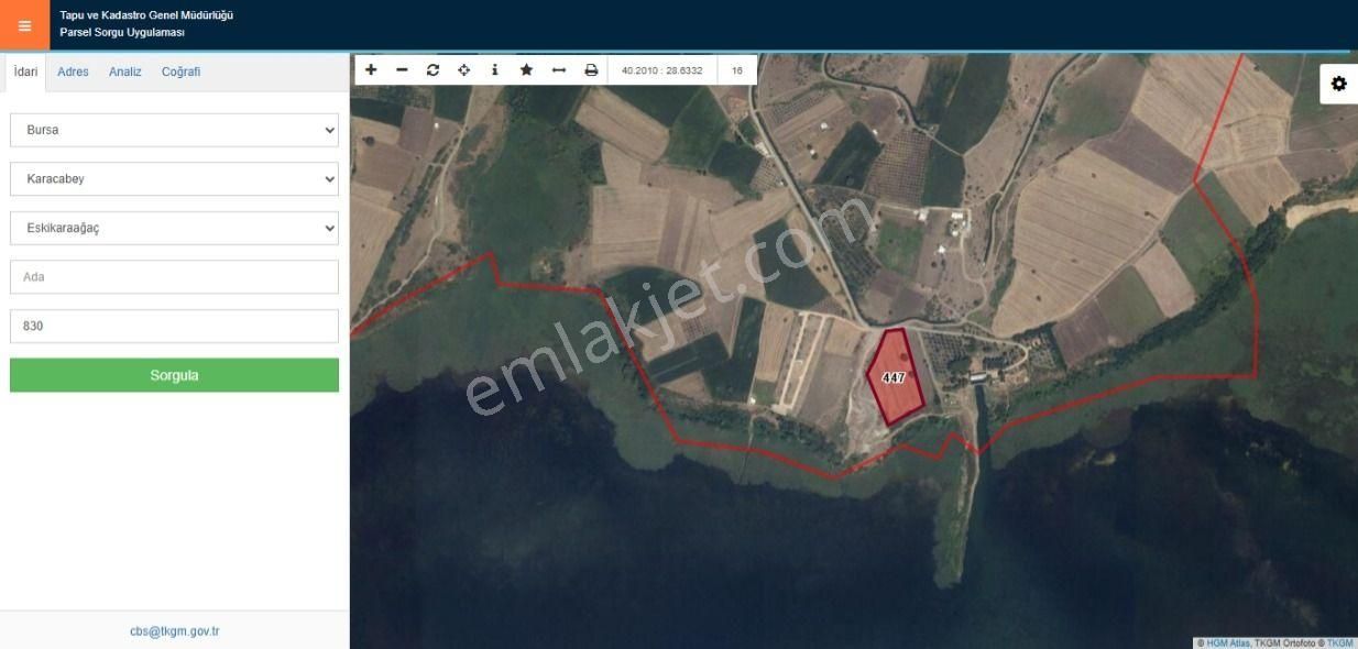 Burhan Ardıç'tan Karacabey Eskikaraağaç 11.100 M2 Göl Kıyısı - Görsel 8