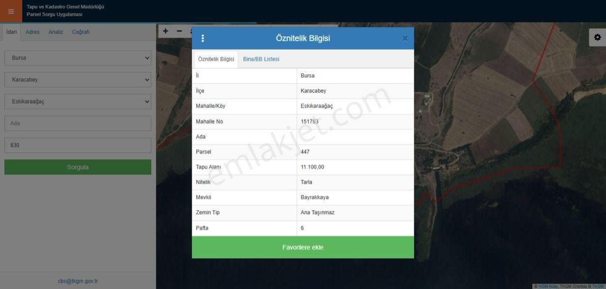 Burhan Ardıç'tan Karacabey Eskikaraağaç 11.100 M2 Göl Kıyısı - Görsel 9