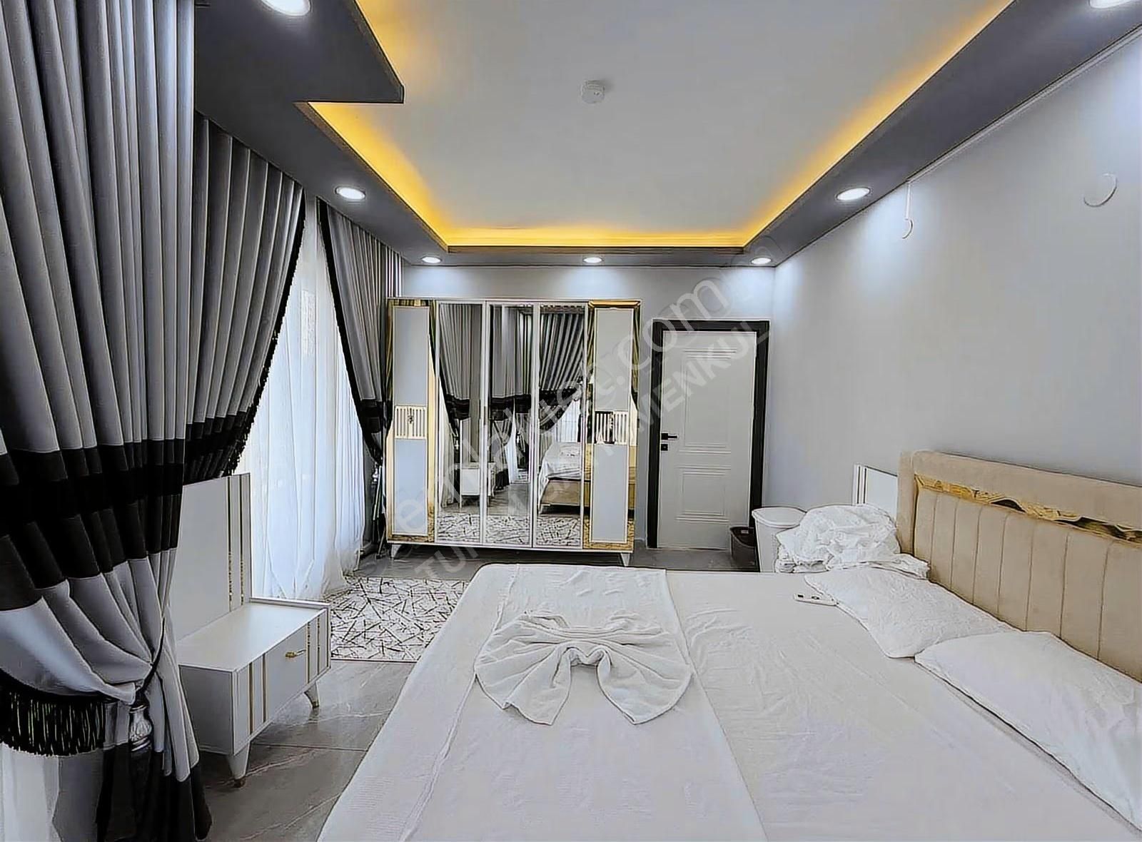 Side Geniş Ful Eşyalı Havuzlu Ultralüks 1+1 Daire - Görsel 18