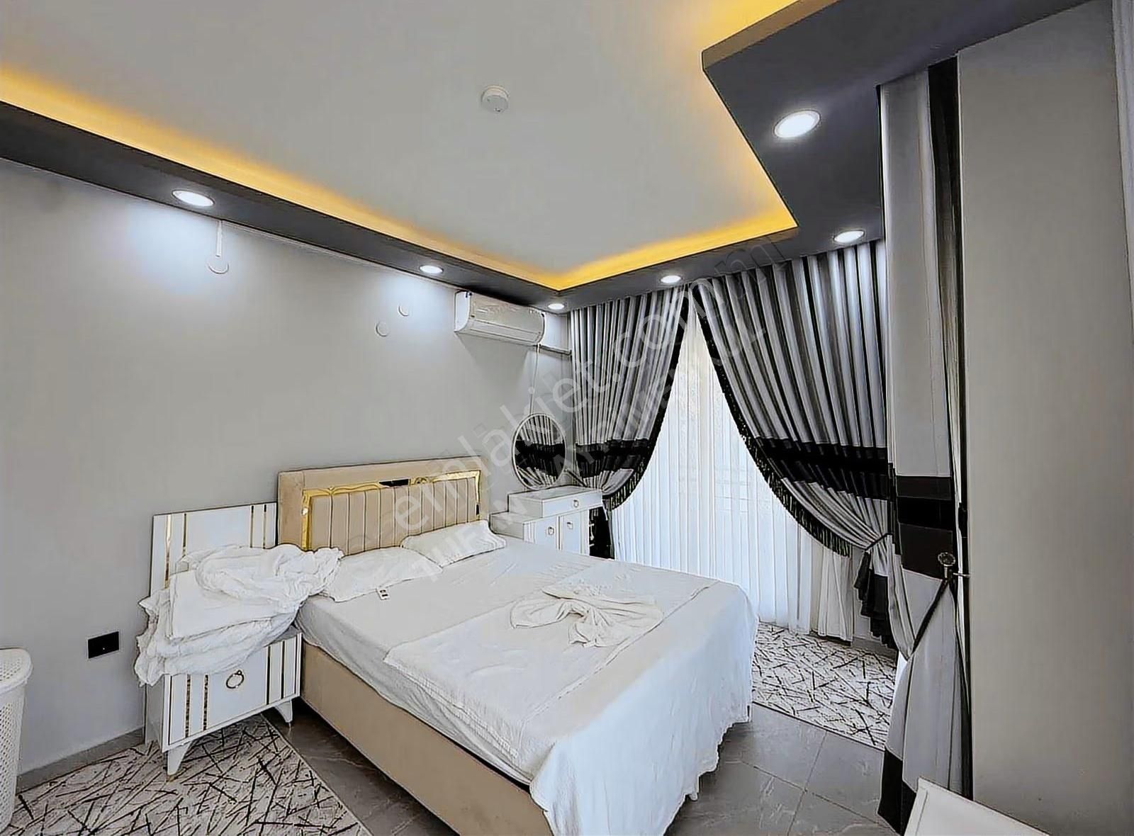 Side Geniş Ful Eşyalı Havuzlu Ultralüks 1+1 Daire - Görsel 21