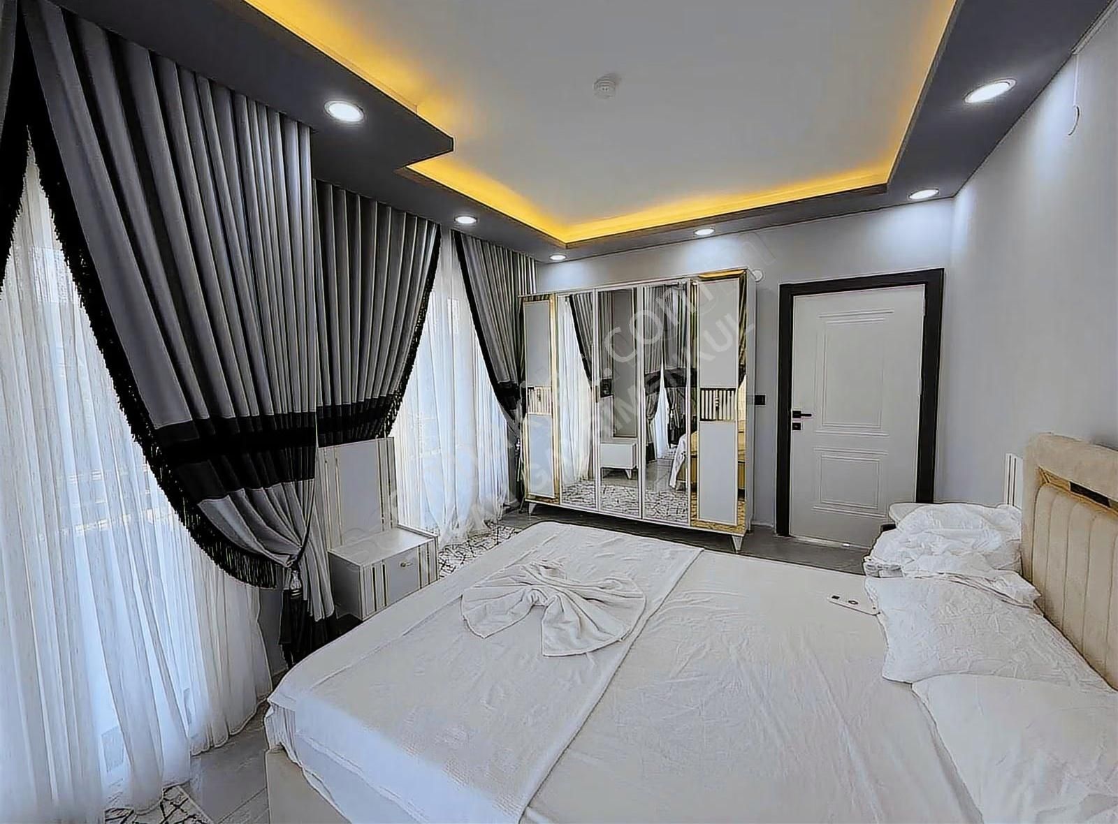 Side Geniş Ful Eşyalı Havuzlu Ultralüks 1+1 Daire - Görsel 23