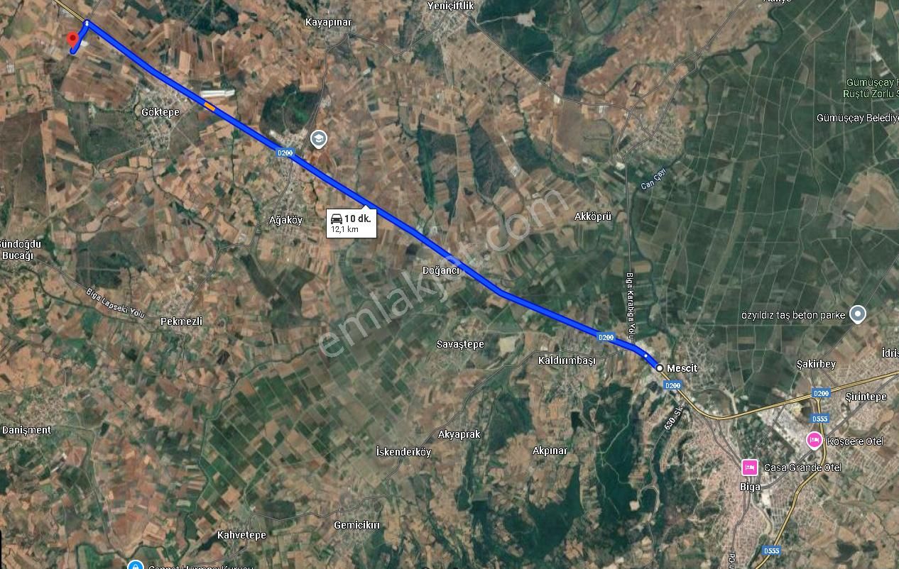 |biga| Bursa - Çanakkale Yolu Dibinde Biga'ya 10 Dk Yatırımlık Parsel! - Görsel 4