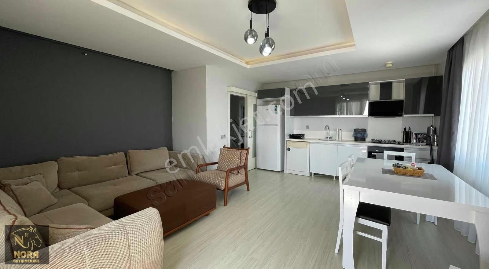 Nora'dan Lüks Sitede Lüks Eşyalı Doğalgazlı Deniz Manzaralı - Görsel 19