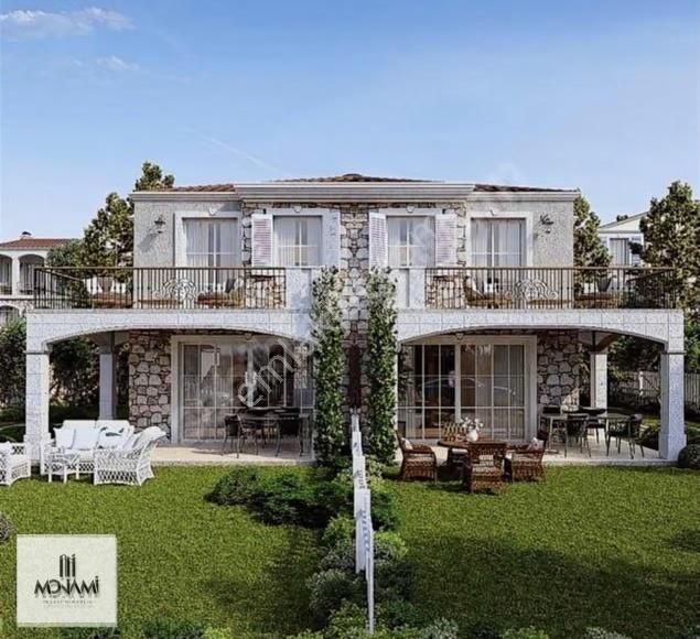 Monami'den Urla İskele Atatürk Mahallesinde Projeden Taş Villa