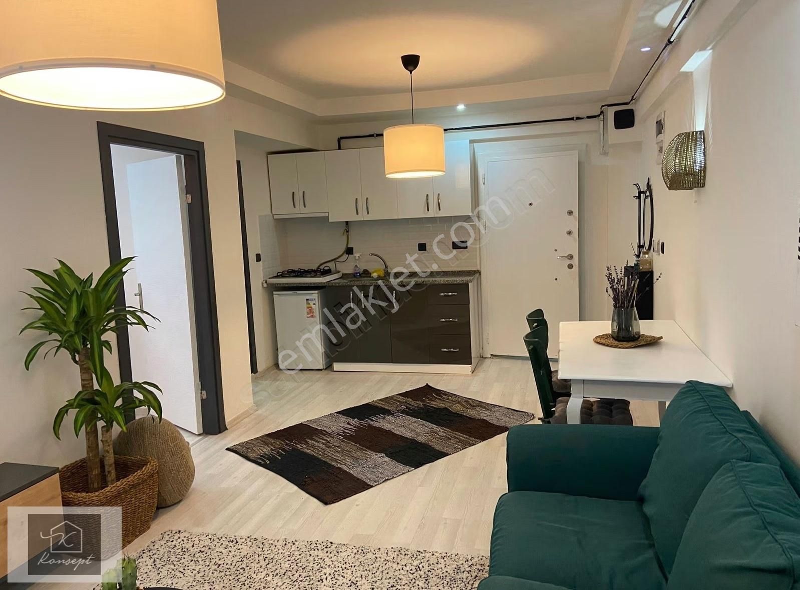 Konsept'den Eşyalı-d.gazlı-arakat Satılık 1+1 Daire - Görsel 6