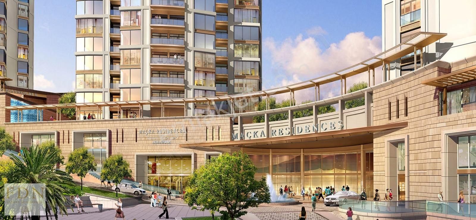 Fdn'den Maçka Armani Rezidans Satılık 1+1 Boğaz Manzaralı - Görsel 5