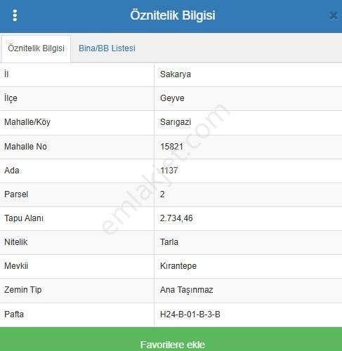 Geyve Sarıgazi Kırantepede Bir Kısmı İmarlı Satılık 3 Tarla - Görsel 2