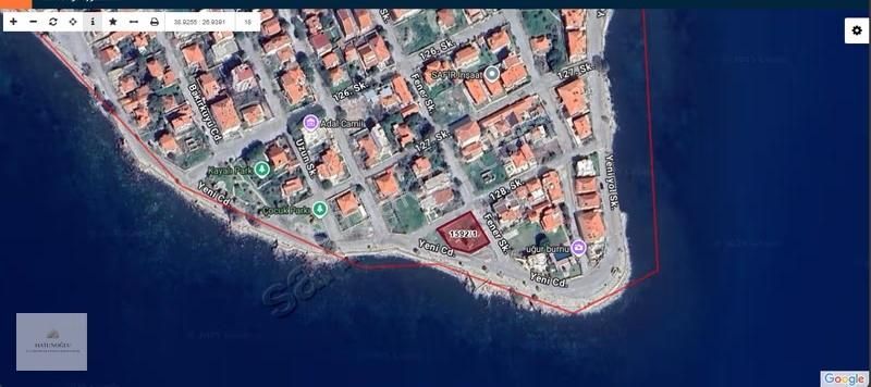 Hatunoğlu'ndan Satılık Çandarlı'da Denize Sıfır 634 M2 Köşe Arsa - Görsel 19