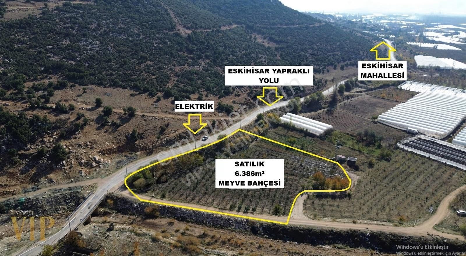 Vip Gayrimenkul'den Eskihisar Mah. Anayola Sıfır Meyve Bahçesi - Görsel 4