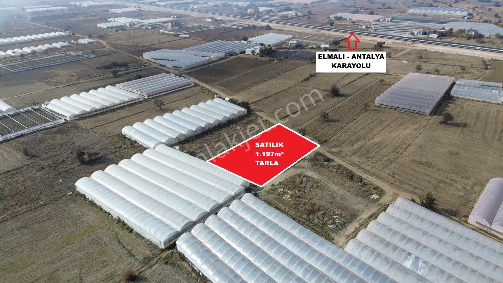 Vip Gayrimenkul'den Müren Mah. Anayolayakın Konumda1.197m² Tarla - Görsel 5