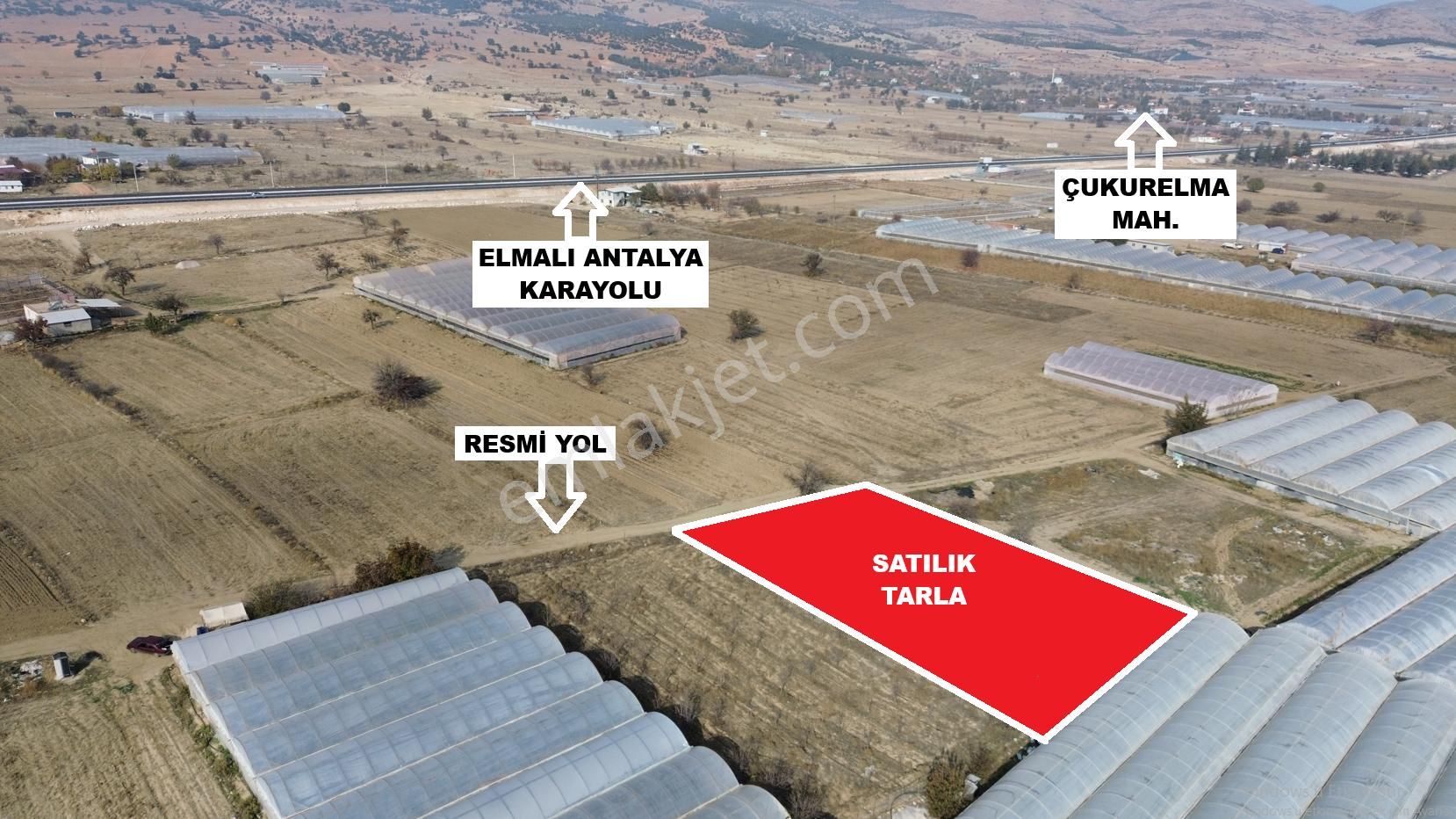 Vip Gayrimenkul'den Müren Mah. Anayolayakın Konumda1.197m² Tarla - Görsel 4