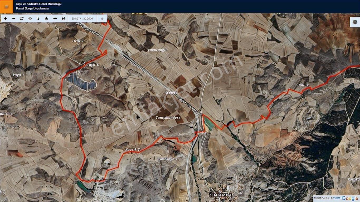 Başkan Emlaktan Satılık Bilecik Söğüt Yeşilyurt'ta 379 M2 Tarla - Görsel 22