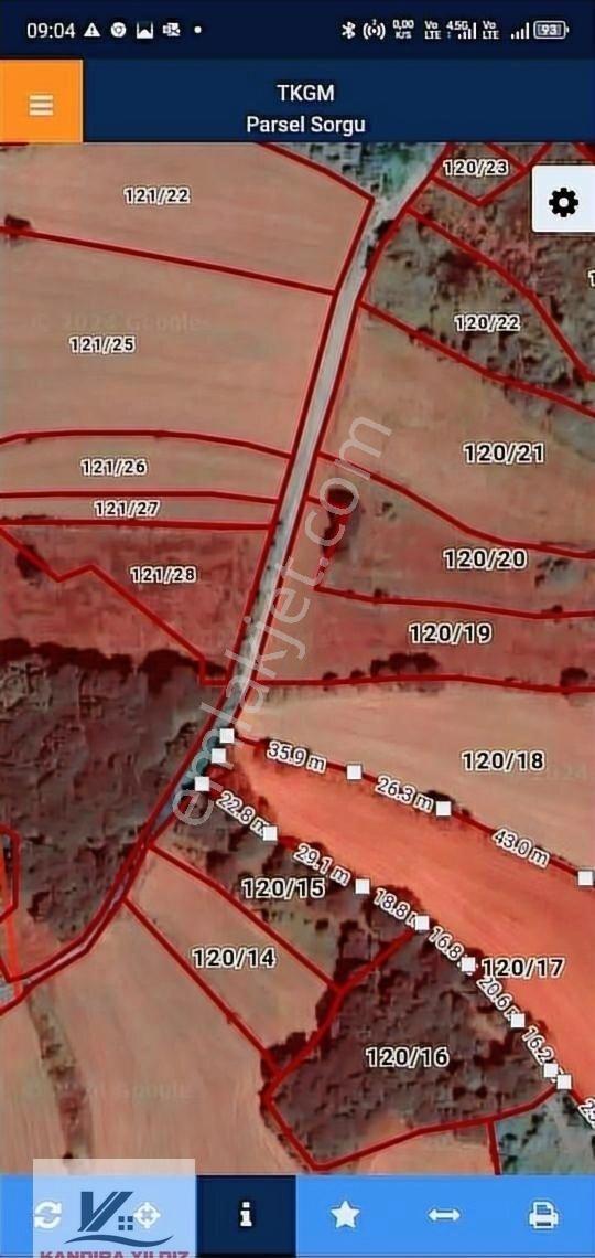Takaslı Bölgenin En Uygun Arazisi Çalyerde 6.016 M2 İmarlı Yollu - Görsel 3