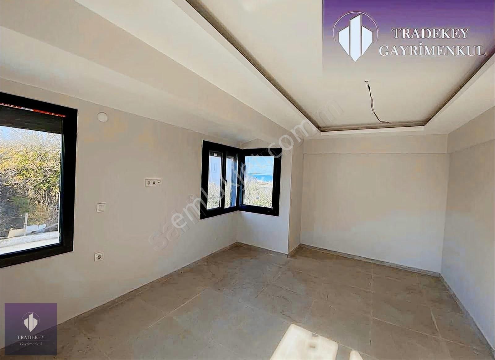 Urla Çamlıçay'da Deniz Manzaralı, Doğalgazlı, Tripleks 3+1 Villa - Görsel 19