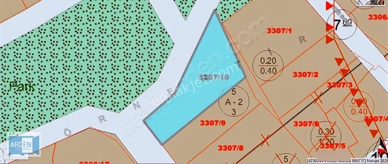 Arden Gyo'dan S.hisar Ç. İbrahim Bey Mah.'de İkiz Villalık Arsa - Görsel 6