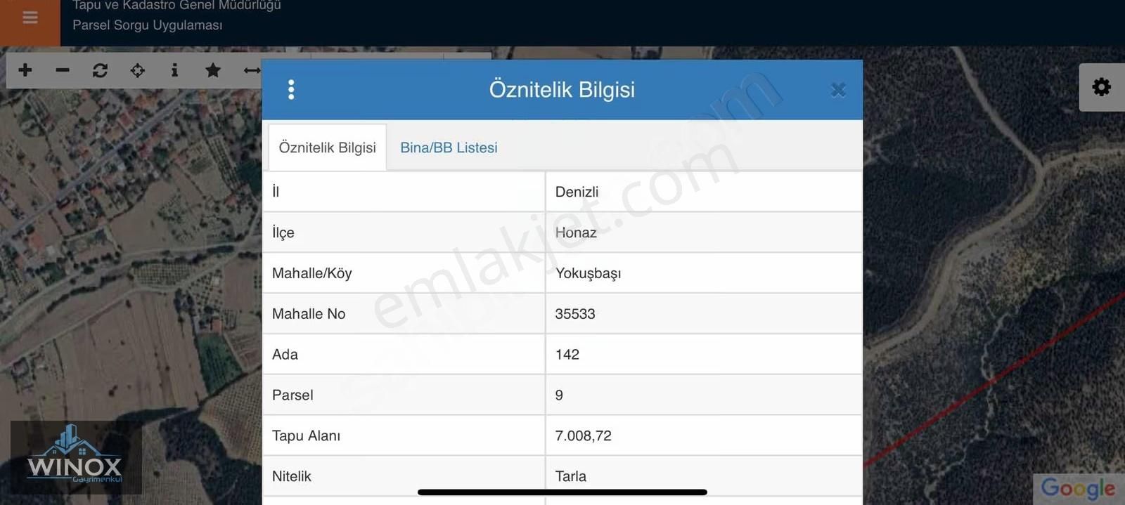 Honaz Yokuşbaşı Nda Satılık Tarla - Görsel 9