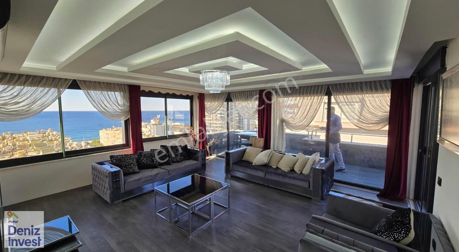 Alanya Mahmutlar Euro Invest2 Rezi 3+2:200m2 Eşyalı Kiralık Dair - Görsel 25