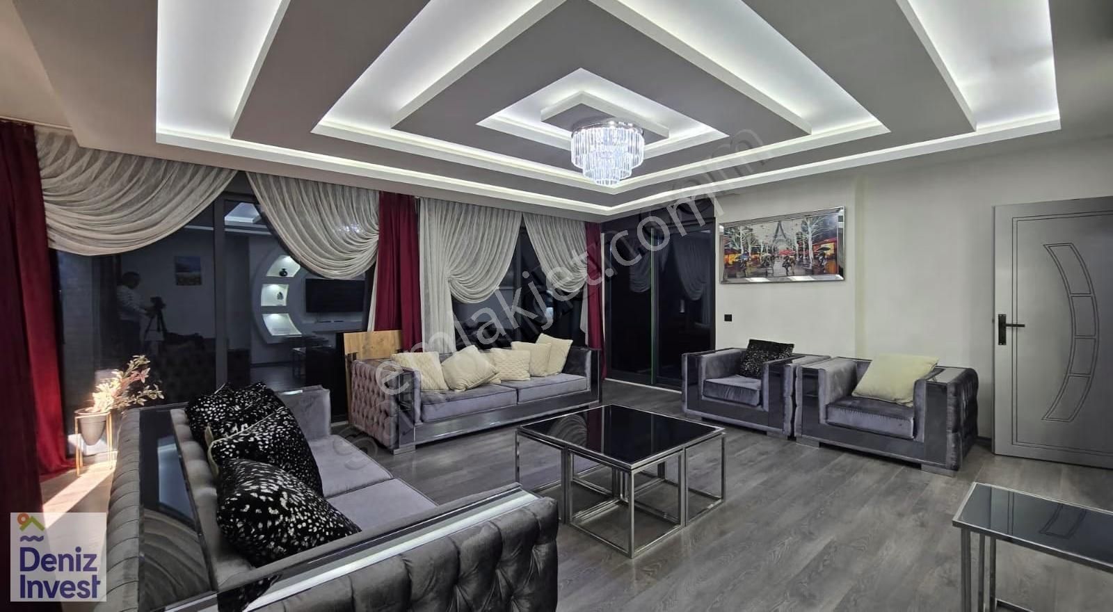 Alanya Mahmutlar Euro Invest2 Rezi 3+2:200m2 Eşyalı Kiralık Dair - Görsel 10