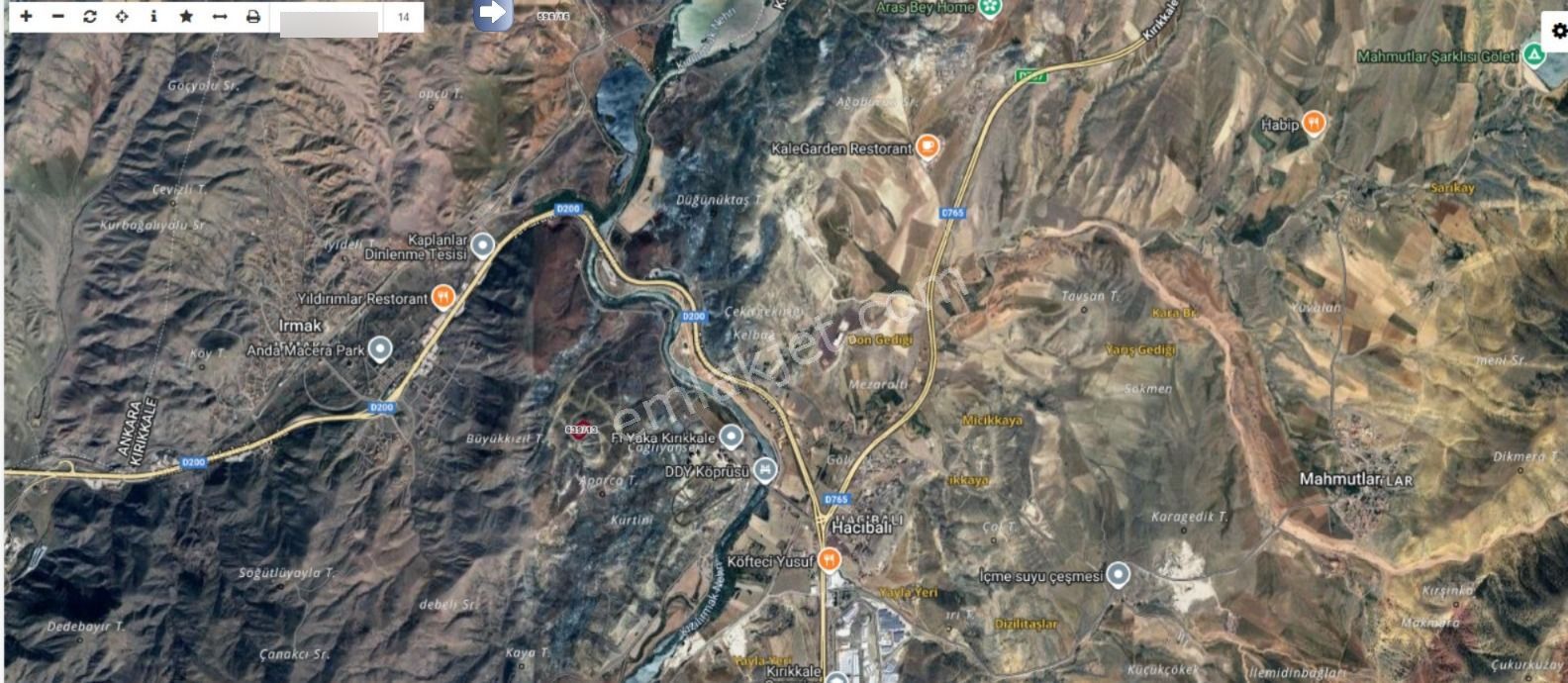 Yahşihan Irmakta Okof Çiflikte Göl Manzaralı Önü Kapanmaz Arsa - Görsel 2