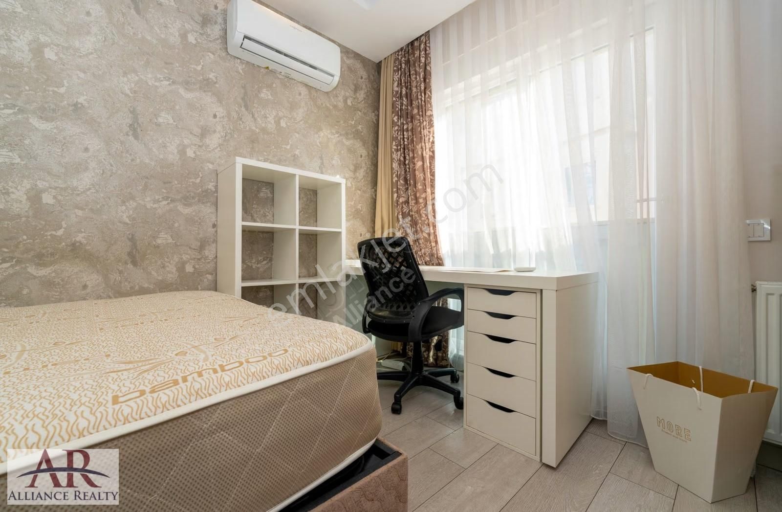 Hurma'da Modern Binada Full Mobilya+d.gaz+havuz+ 2+1arakat Daire - Görsel 33