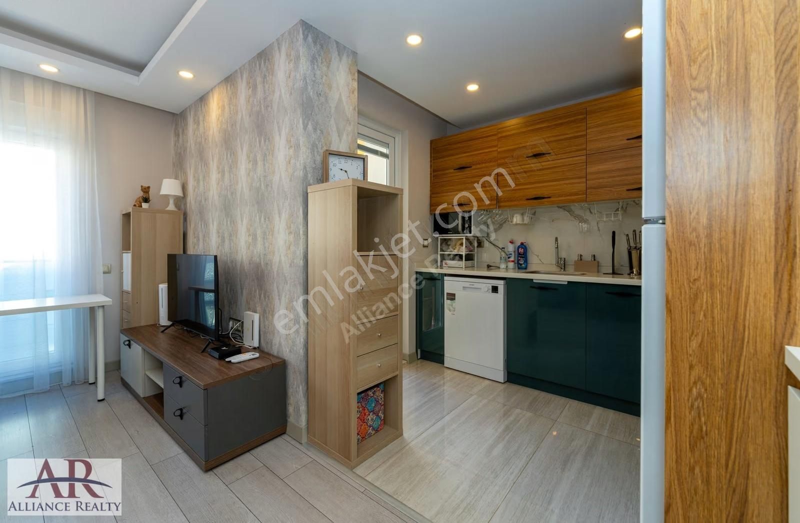Hurma'da Modern Binada Full Mobilya+d.gaz+havuz+ 2+1arakat Daire - Görsel 13