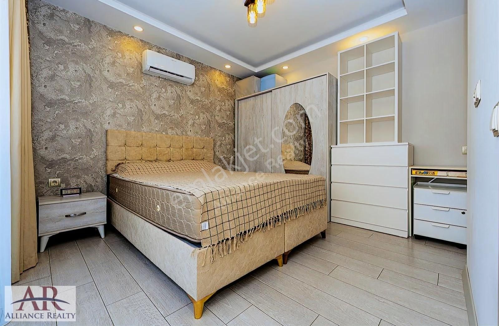 Hurma'da Modern Binada Full Mobilya+d.gaz+havuz+ 2+1arakat Daire - Görsel 11