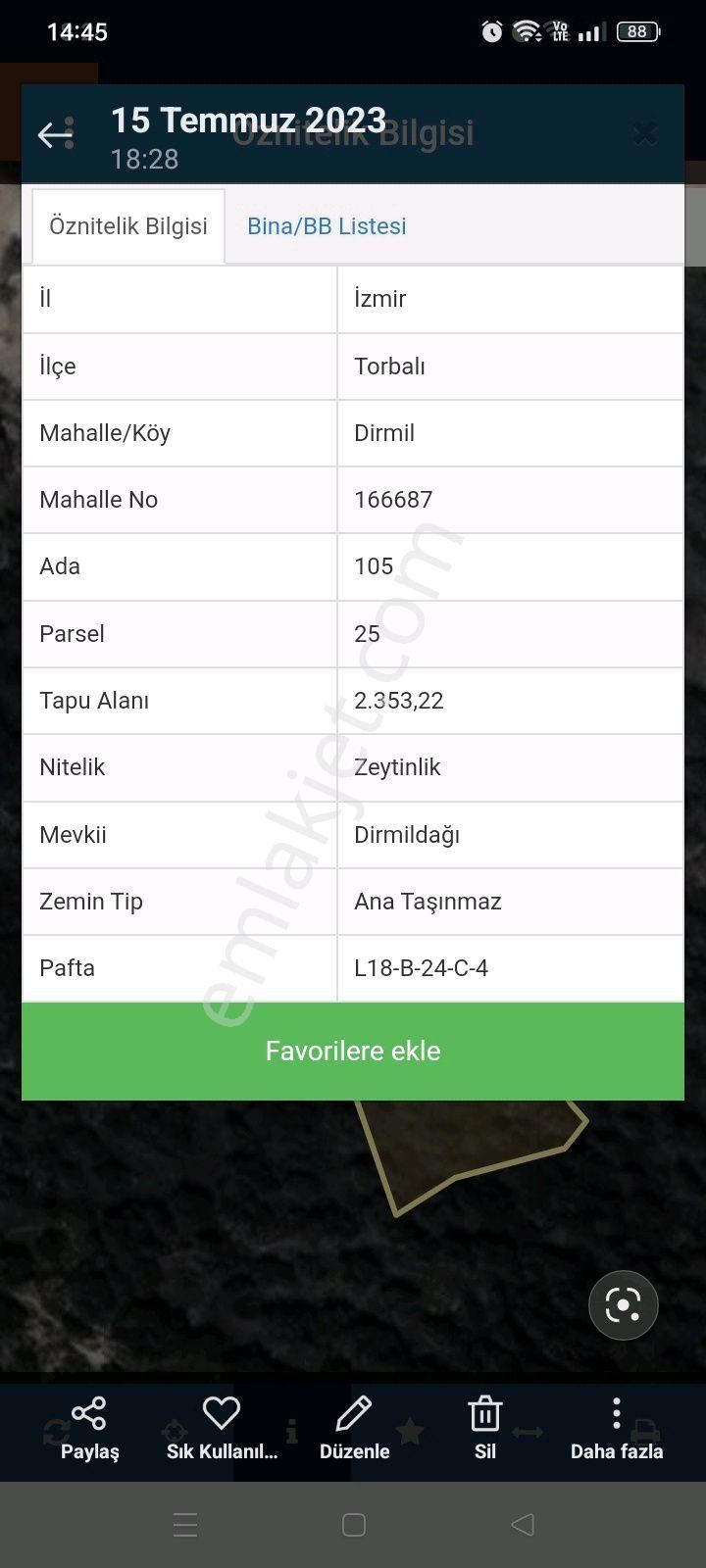 Sahibinden İzmir Dirmil Zeytinlik - Görsel 5