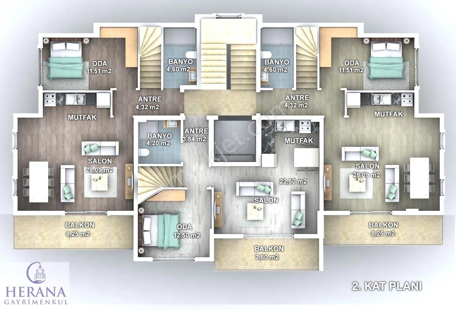 Fethiye Tuzla Mah. Projeden Satılık Daireler - Görsel 21