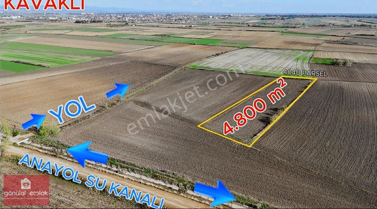 Kırklareli Kavaklı'ya Yakın Anakanal Yanında Sulanabilir 4.800m² - Görsel 25