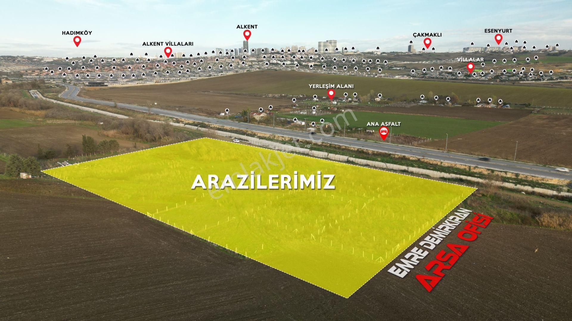 Büyükçekmece'de Ana Asfalta Cephe 200 M² Satılık Arsa