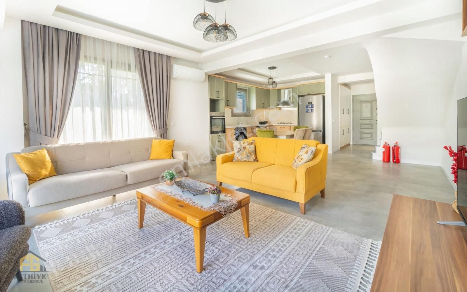 Fethiye Gayrimenkulden Üzümlüde Havuzlu Eşyalı 3+1 Sıfır Villa - Görsel 12