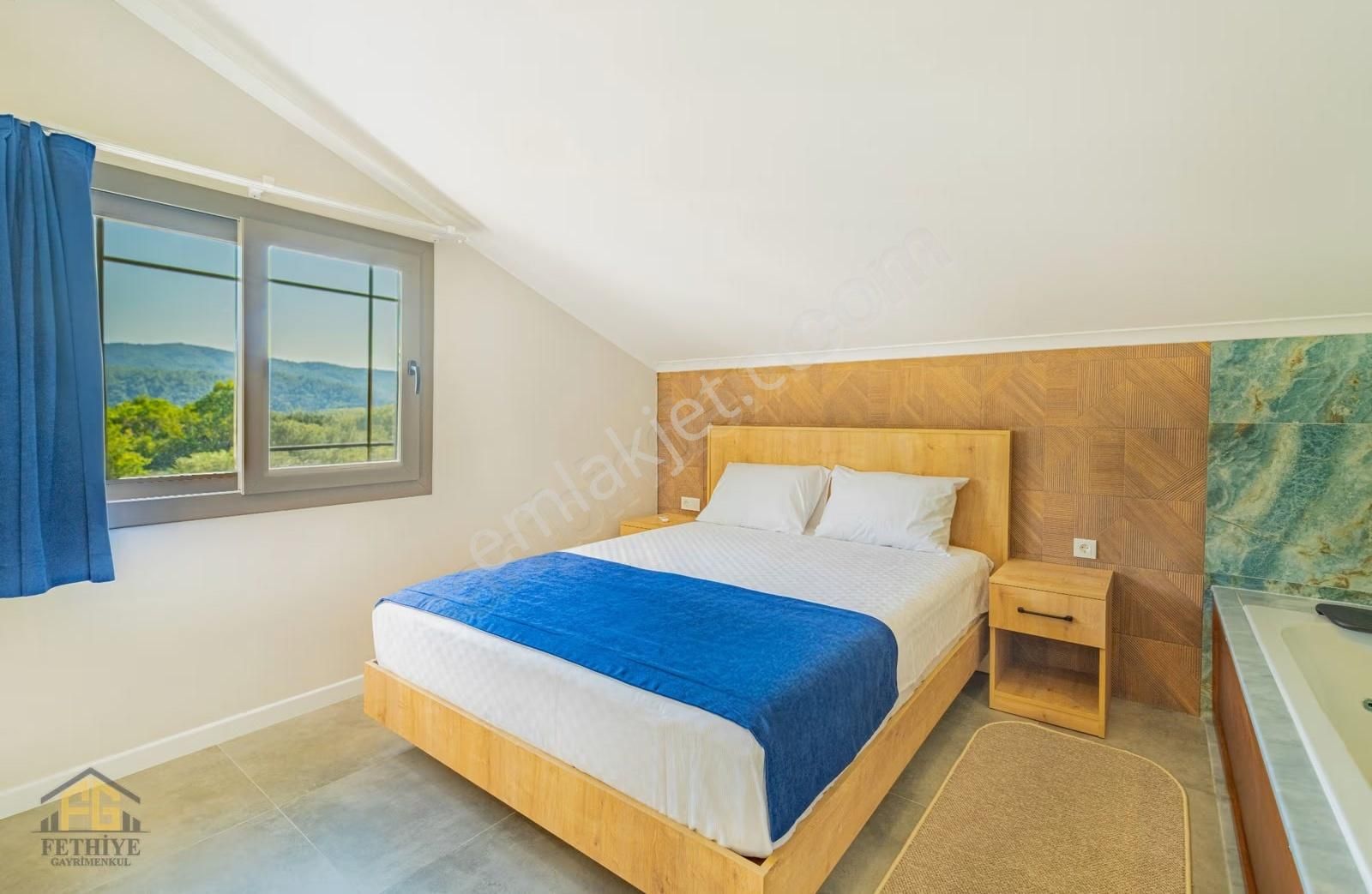 Fethiye Gayrimenkulden Üzümlüde Havuzlu Eşyalı 3+1 Sıfır Villa - Görsel 3