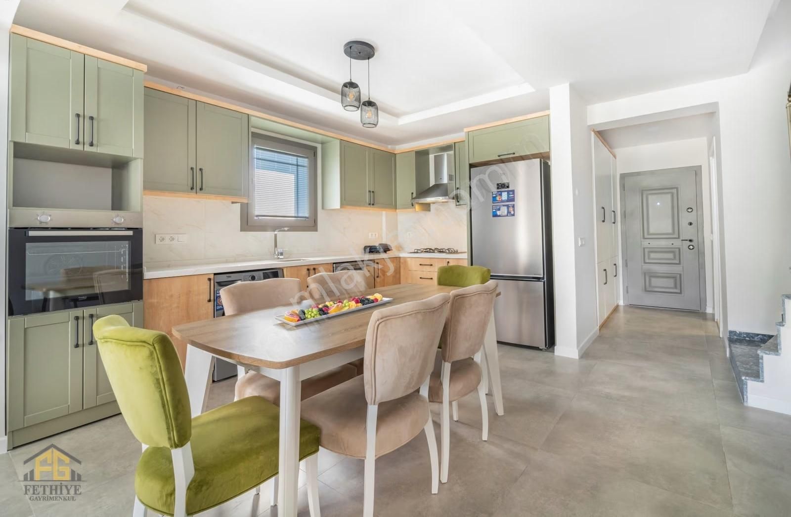 Fethiye Gayrimenkulden Üzümlüde Havuzlu Eşyalı 3+1 Sıfır Villa - Görsel 15