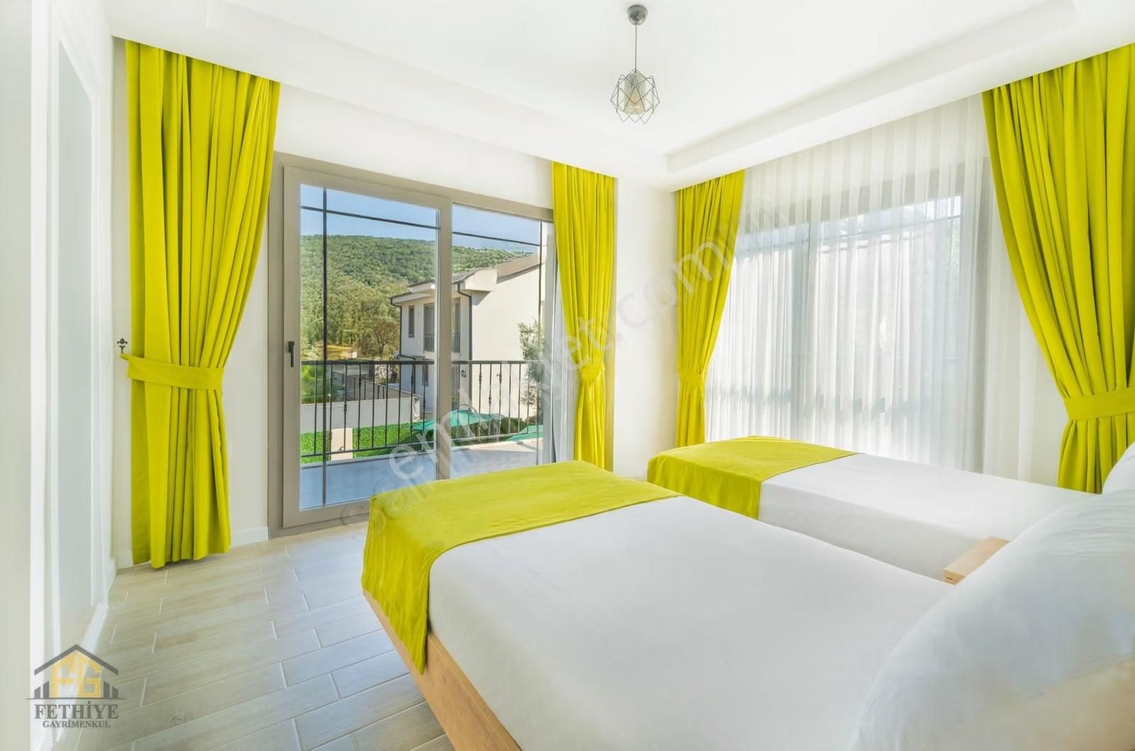 Fethiye Gayrimenkulden Üzümlüde Havuzlu Eşyalı 3+1 Sıfır Villa - Görsel 9