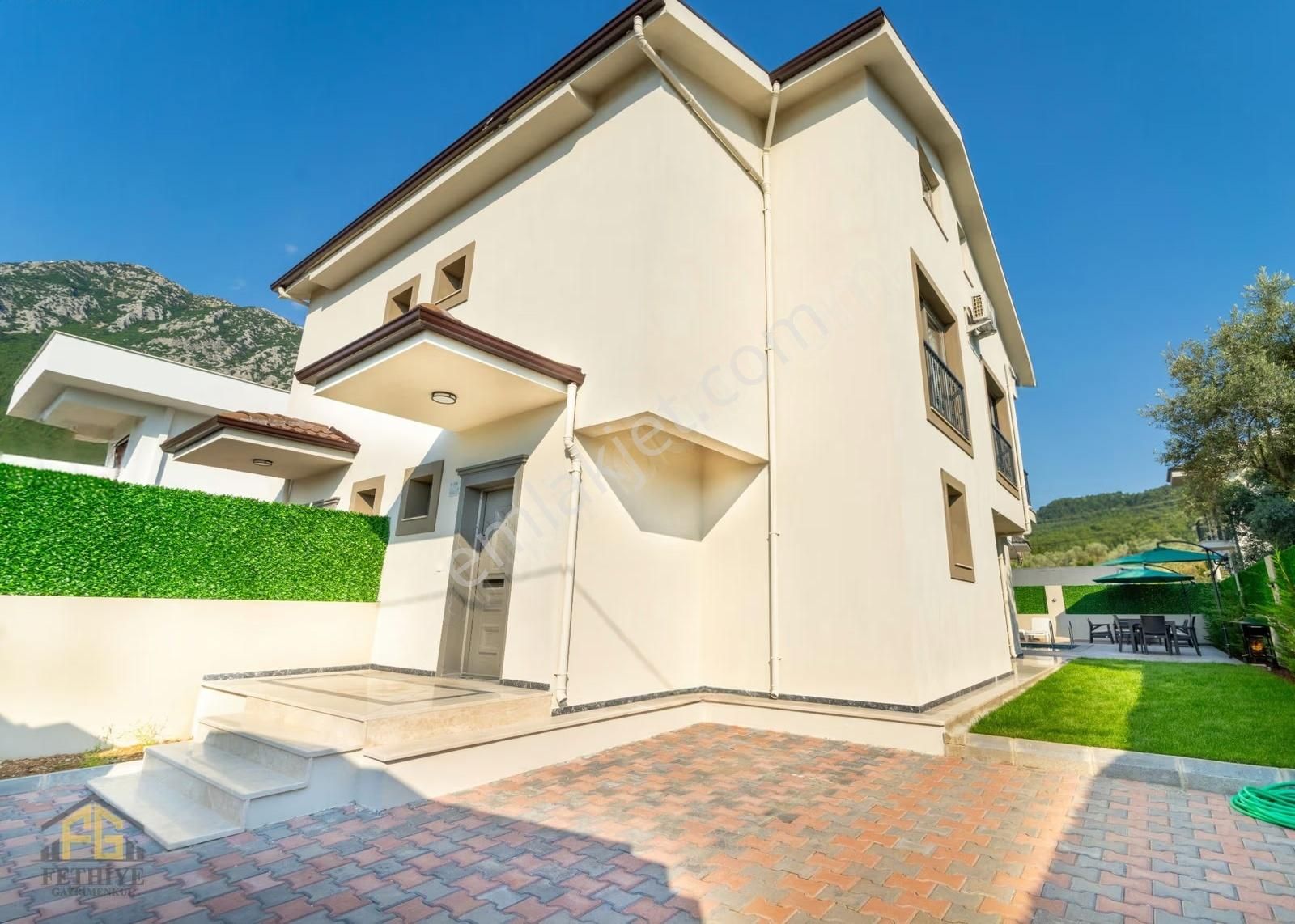 Fethiye Gayrimenkulden Üzümlüde Havuzlu Eşyalı 3+1 Sıfır Villa - Görsel 4