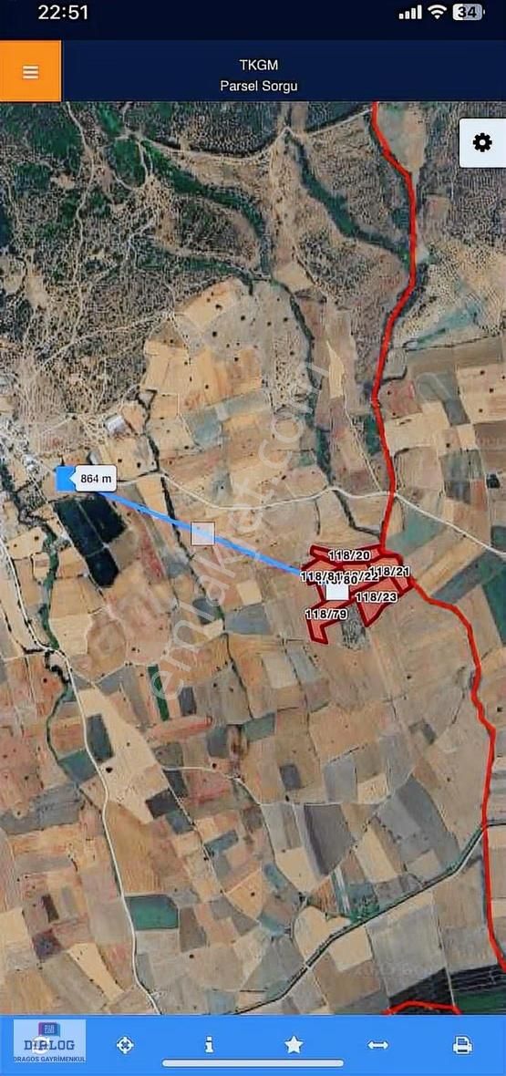 Çanakkale Bıga Eski Balıklı Köyü'nde Yatırımlık Tarla - Görsel 2