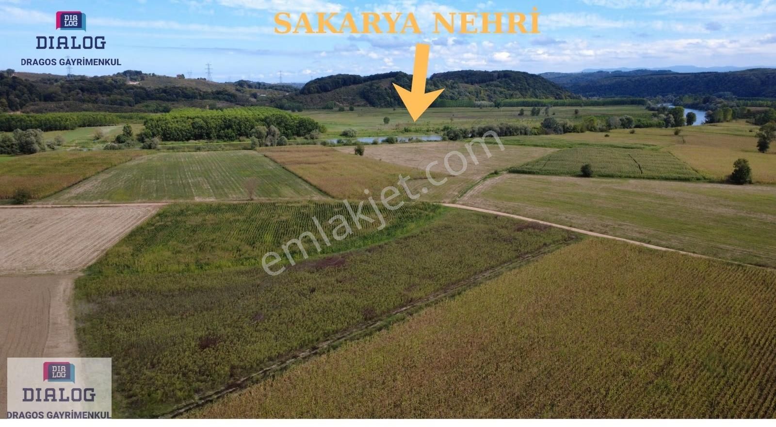 Acil Sakarya Nehri Manzaralı %5 İmarlı 8640m2 Müstakil Arazi - Görsel 3
