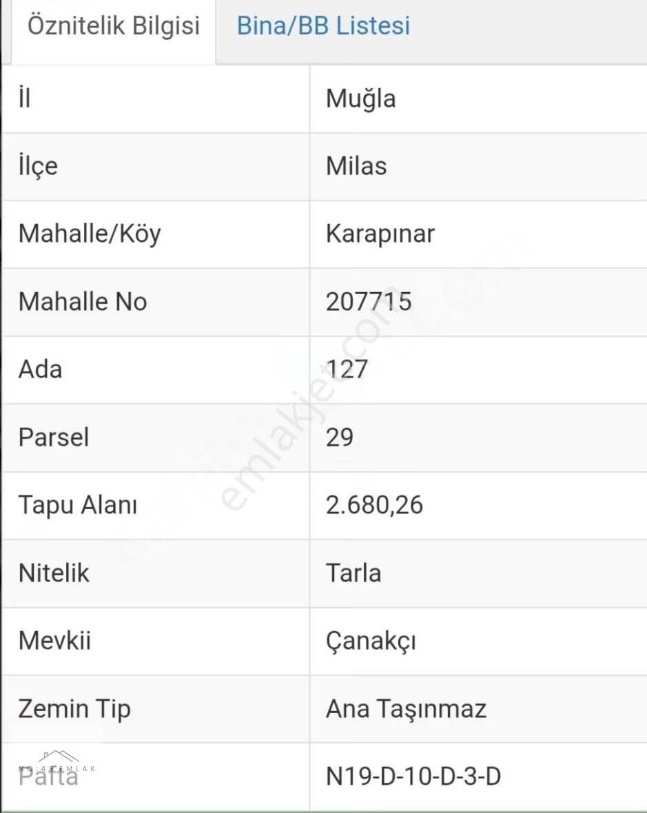Milas Karapınar 12.5 Dönüm Tarla - Görsel 2