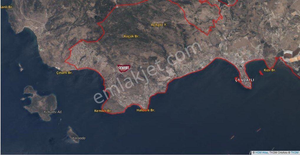 İzmir Dikili Çandarlıda Satılık 492 M2 Tarla - Görsel 2