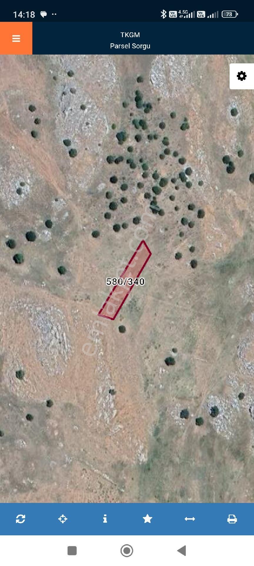 ✅korkuteli✅taşkesiği Köyü ✅satılık 590m2 Tarla - Görsel 2