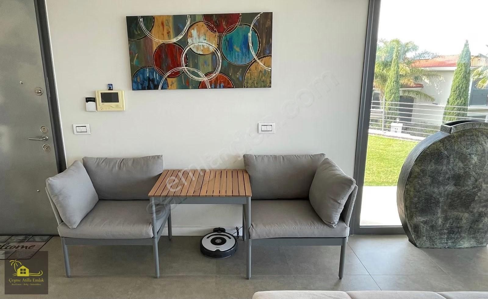 Çeşme'de Ful Deniz Manzaralı Satılık 4+1 Villa - Görsel 27