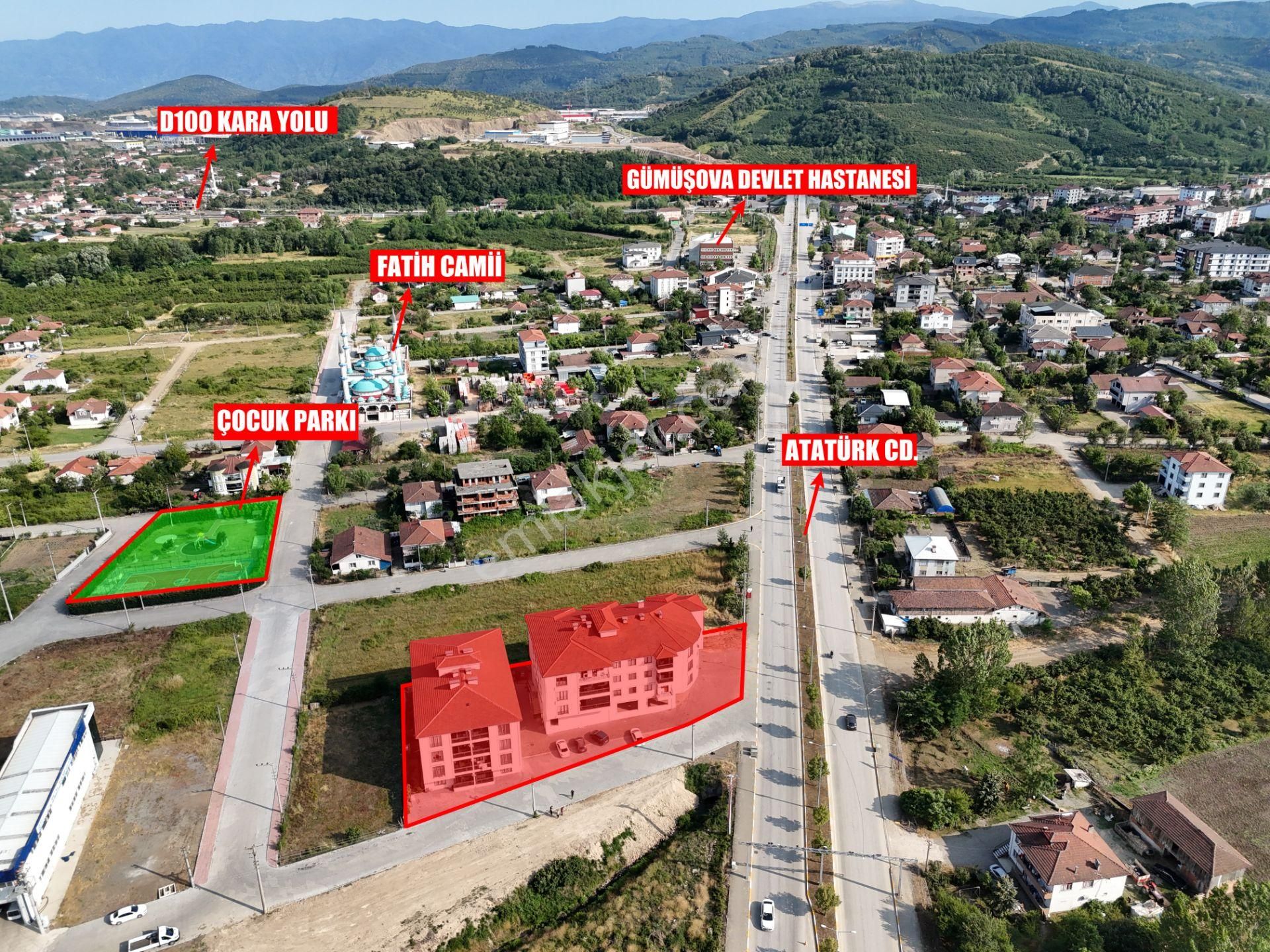 Emlakevim - Gümüşova Fatih Mah. De Satılık 2 + 1 Daire !! A Blok - Görsel 4