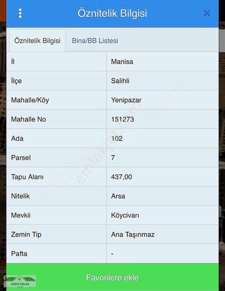Salihli Yenipazar Mahallesinde Satılık 437 M2 İmarlı Arsa - Görsel 2