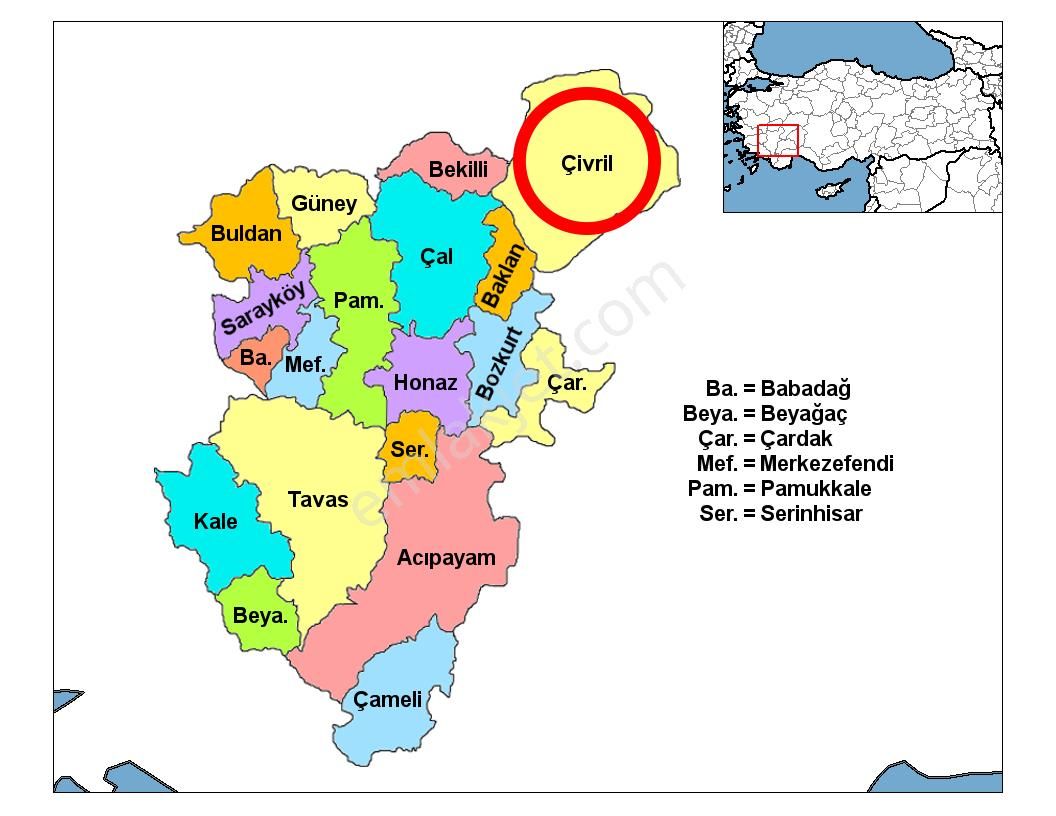 Denizli-çivril-sundurlu Satılık 1952m2 Tarla - Görsel 22
