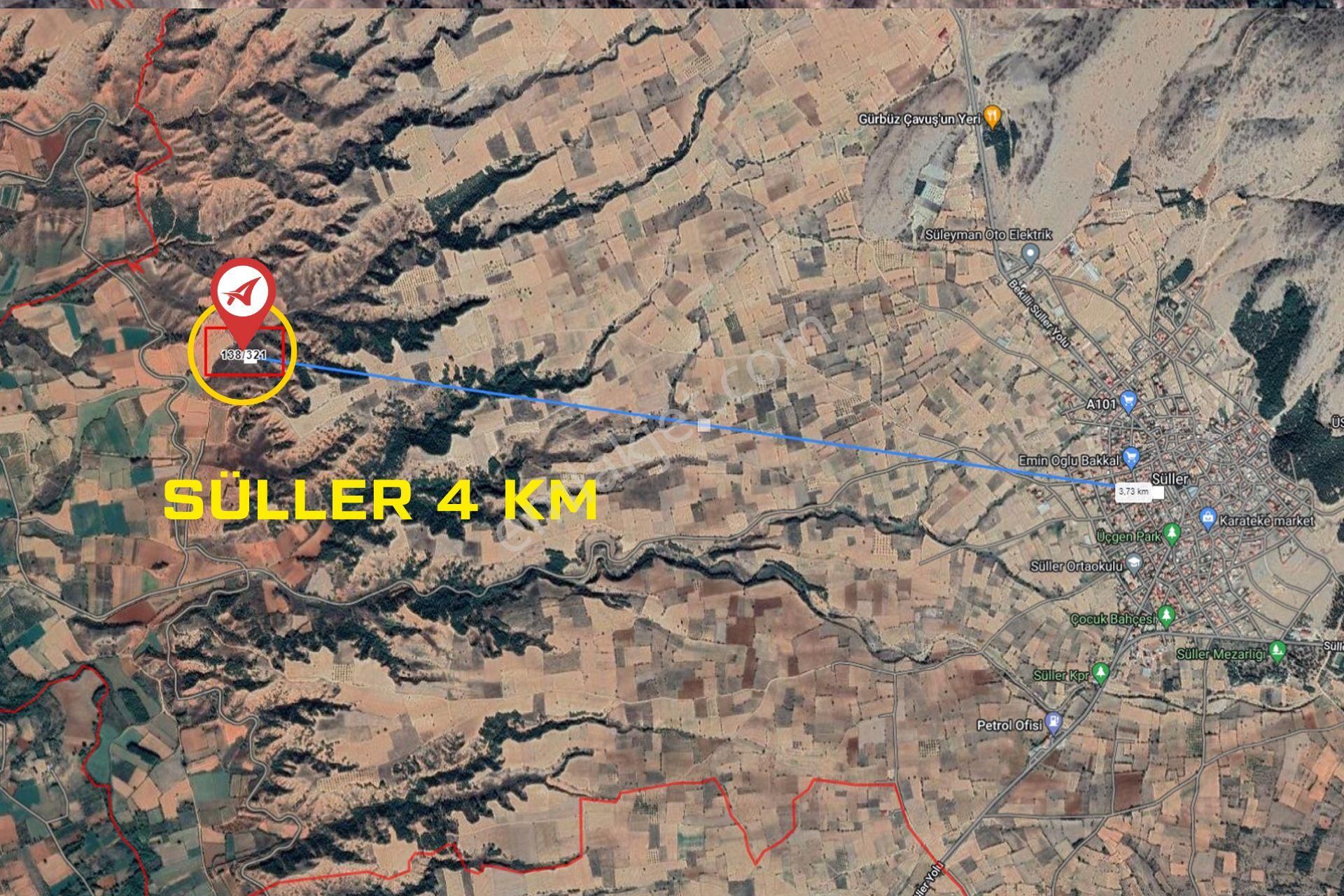 Denizli-çal-süller Satılık-1218m2 Çamlık - Görsel 13
