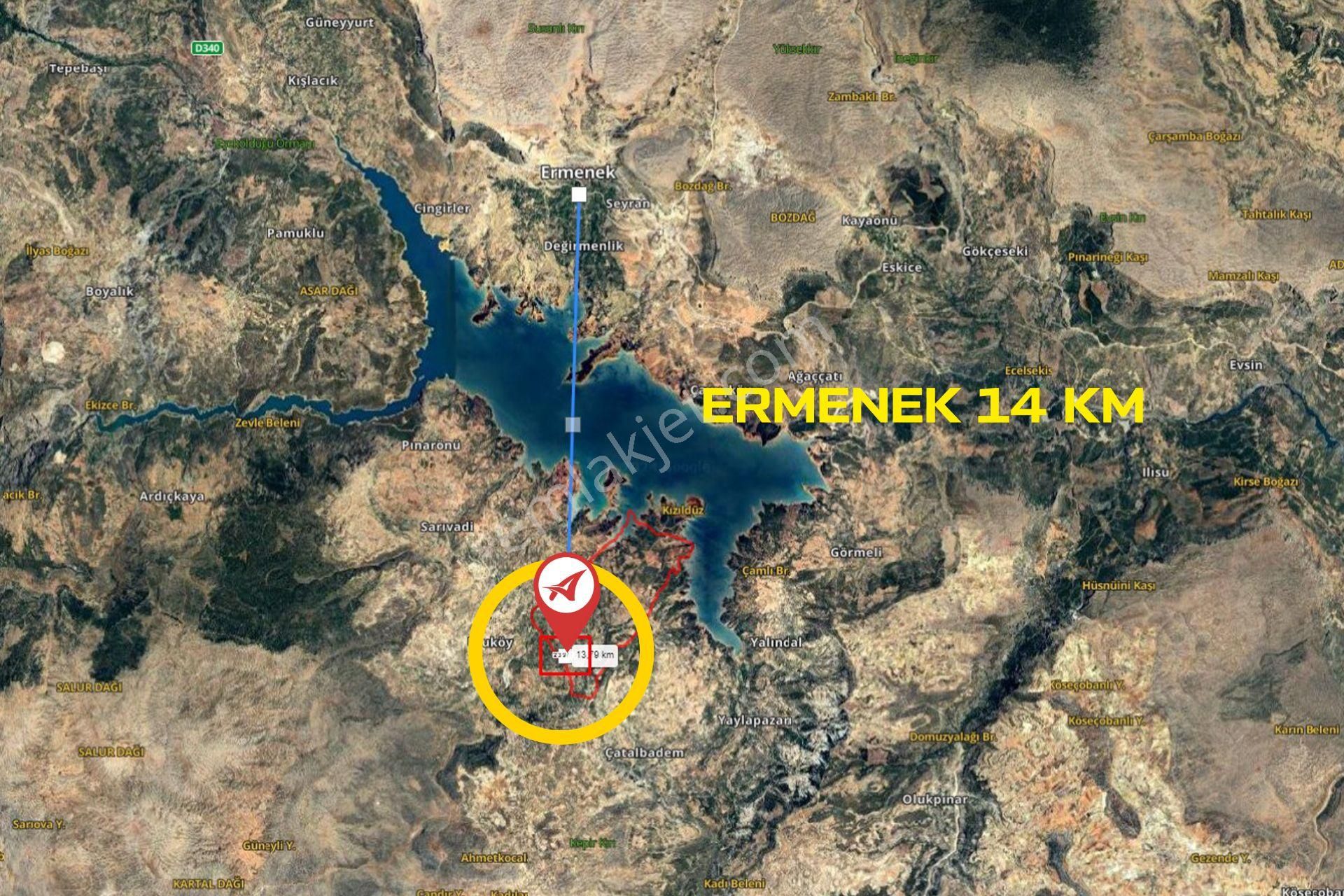 Karaman Ermenek Kazancı Satılık 416m2 Bahçe - Görsel 13