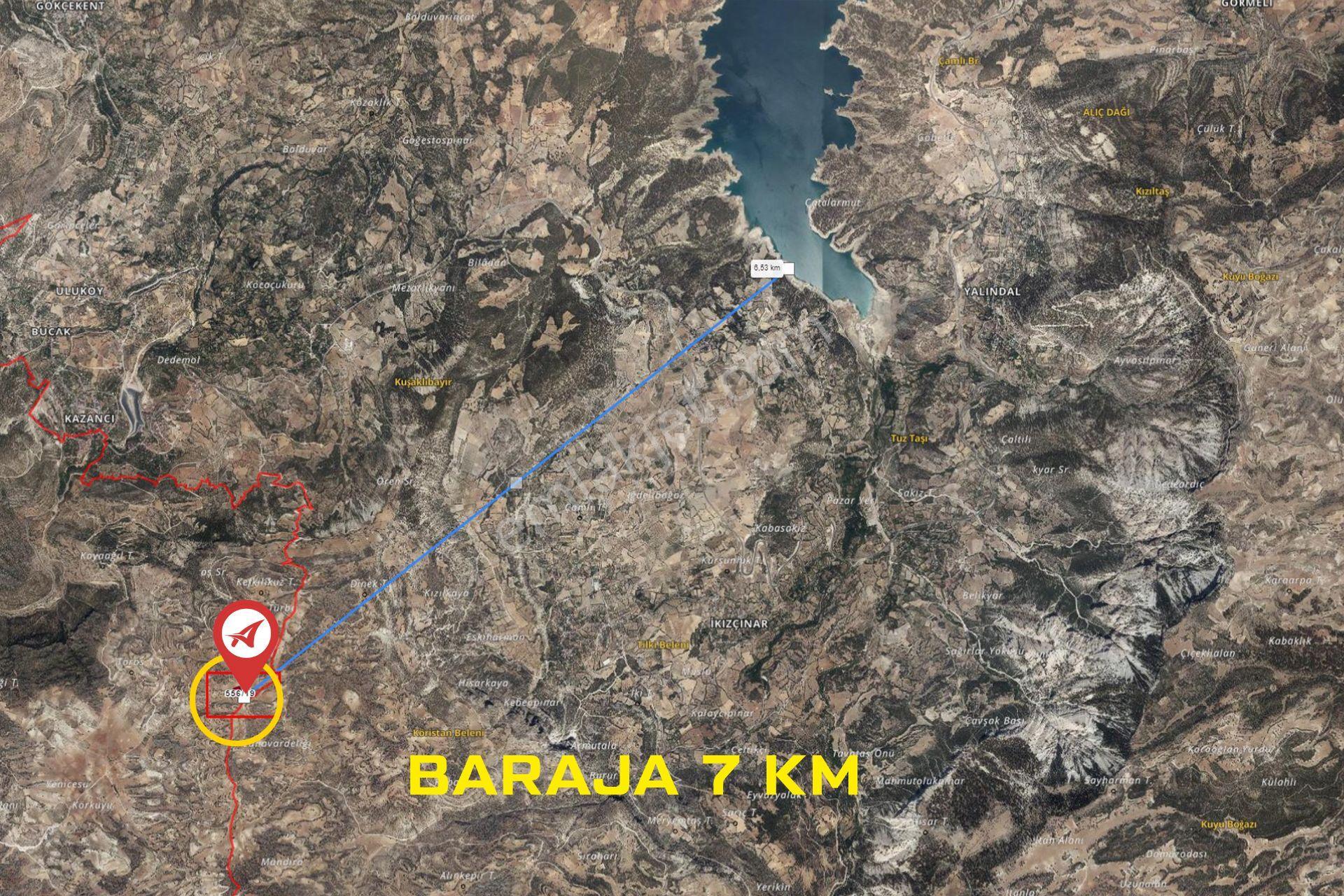 Karaman Ermenek Kazancı Satılık 5519m2 Tarla - Görsel 12
